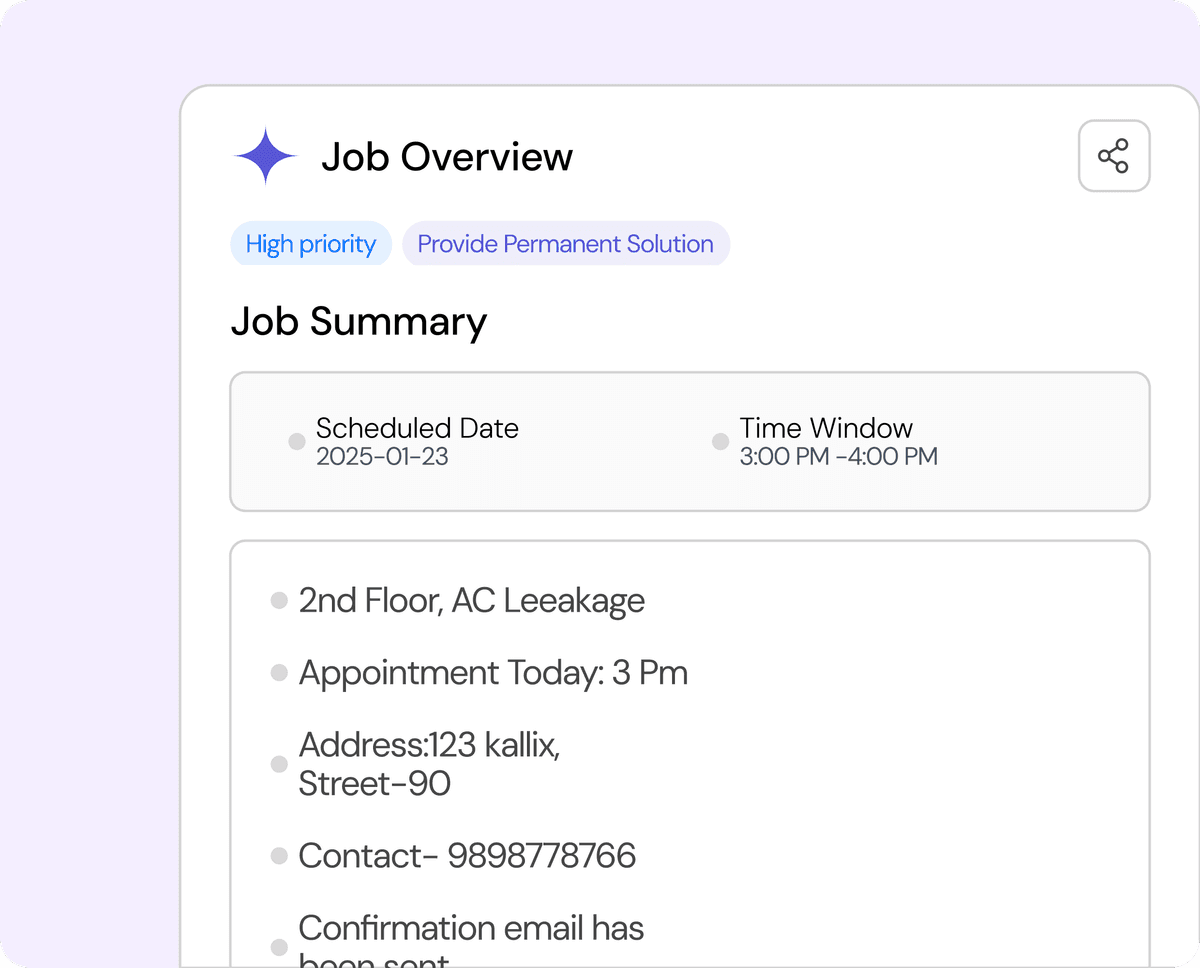 Intelligent Lead Qualification - visual demonstration of AI workflow step